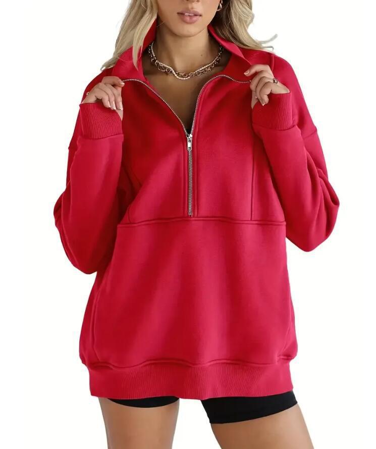 CozyZip Lapel Everyday Pullover Comfort