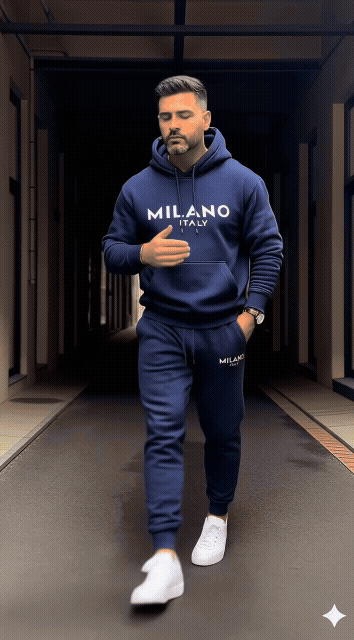 Milano Cozy Print Lounge Set